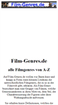 Mobile Screenshot of film-genres.de